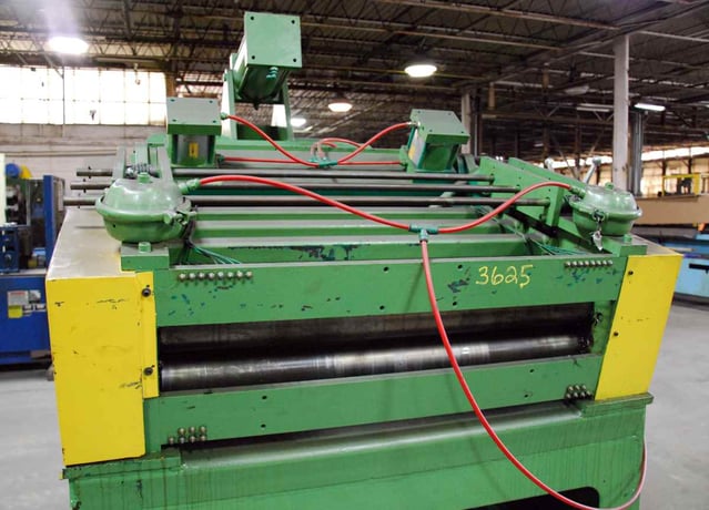 36" Mecon #4STR36CB, 7-roll flattener, R-L, 28 HP - Image 7