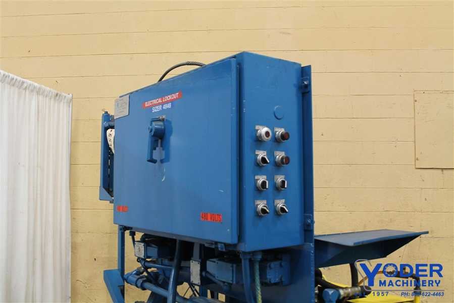 1" -3" Reasener, I/O tube end former, 4-segment type, hydraulic actuated, rebuilt 1998, #55366 - Image 7