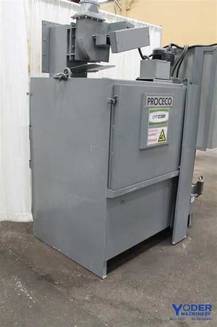 Proceco #2X15-3600-10+1, parts washer, 32" basket diameter, timers, tank aerator, 10 HP, #58427 - Image 4