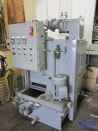 Proceco #2X15-3600-10+1, parts washer, 32" basket diameter, timers, tank aerator, 10 HP, #58427 - Image 7