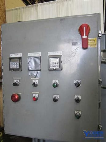 Proceco #2X15-3600-10+1, parts washer, 32" basket diameter, timers, tank aerator, 10 HP, #58427 - Image 8