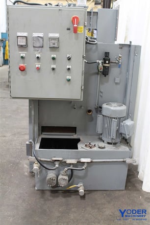 Proceco #2X15-3600-10+1, parts washer, 32" basket diameter, timers, tank aerator, 10 HP, #58427 - Image 10