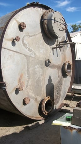 7500 gallon Combustion Engineering Howard Stainless Steel tank, 9'10" diameter x 13' 6" straight side. dome - Image 4