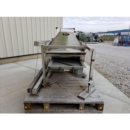Syntron #FH-22-C-DT, 22" width x 80" L Stainless Steel magnetic vibrating pan feeder dryer, #16313 - Image 4