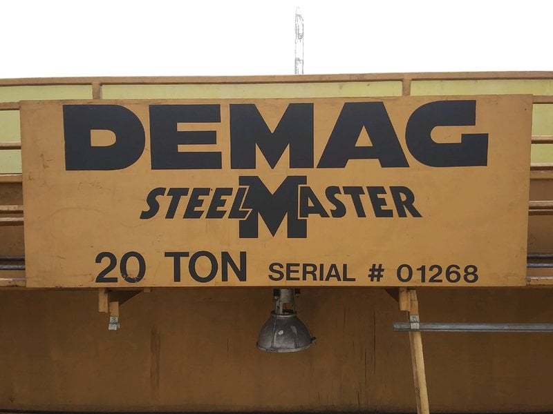 20 Ton, Demag, 106' Span, Top Running, Double Girder, call Houston Crane, Inc for more details - Image 1