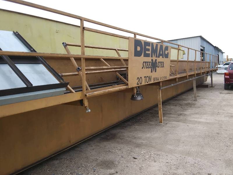 20 Ton, Demag, 106' Span, Top Running, Double Girder, call Houston Crane, Inc for more details - Image 2