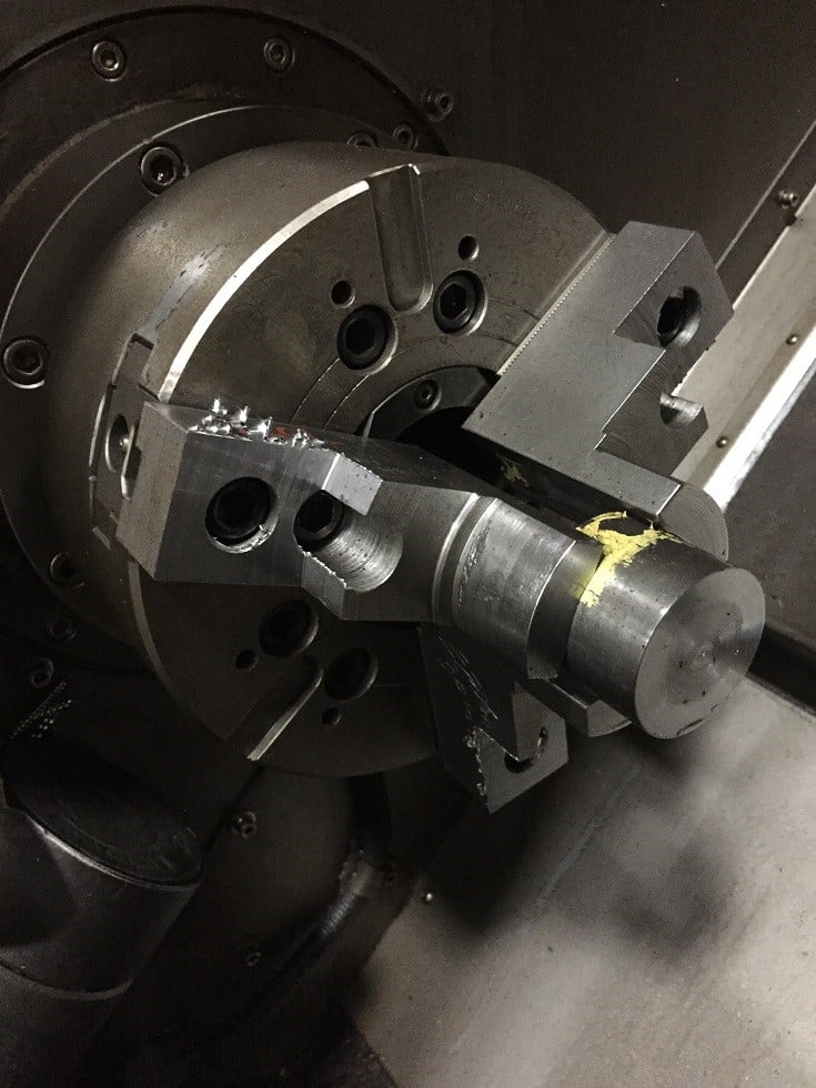 Leadwell #T7, 20.4" swing, 8" chuck, 2.5" bar, 2-Axis slant bed, Fanuc 0iT, tailstock, 2006, #15830J - Image 4
