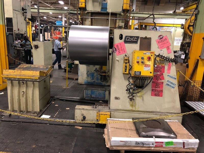 15000 lb. CWP /Perfecto #CHDRCK-1500-36, 30" W, 60" dia outside,.125" @ 24" W - Image 6