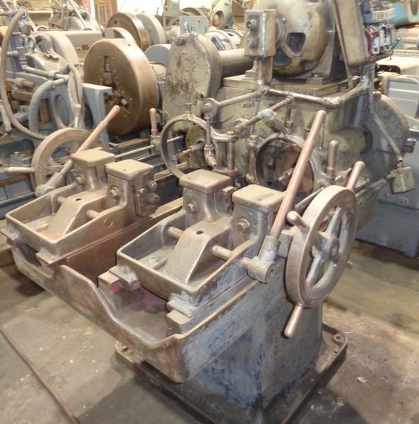 1/4" -7/8" Landis, double head pipe & nipple threading, 3 HP, reamer tube & rods - Image 5
