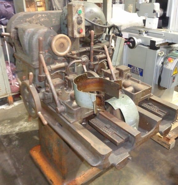 1/4" -7/8" Landis, double head pipe & nipple threading, 3 HP, reamer tube & rods - Image 7