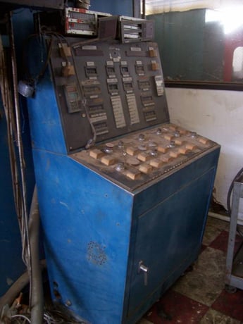 Campbell #AS4860-16D, 20" grinding stroke, 12" wheels, 2 head, 10 HP dual grinding spindles, 1983, $8,500.00 - Image 4