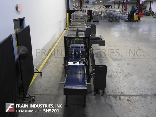 Arpac #TS2212/45TW28, complete line container, automatic, continuous motion, servo driven, tray former - Image 4