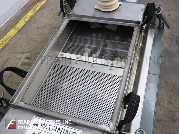 17" x 32" Rotex #111PS-SSSL, Stainless Steel, single deck vibratory sifter separator, cover with quick - Image 2