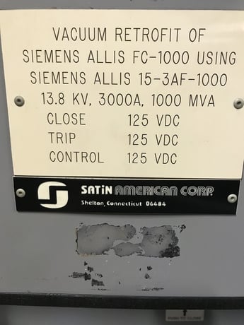 3000 Amps, Siemens, 15-3AF-1000A-77 - Image 2