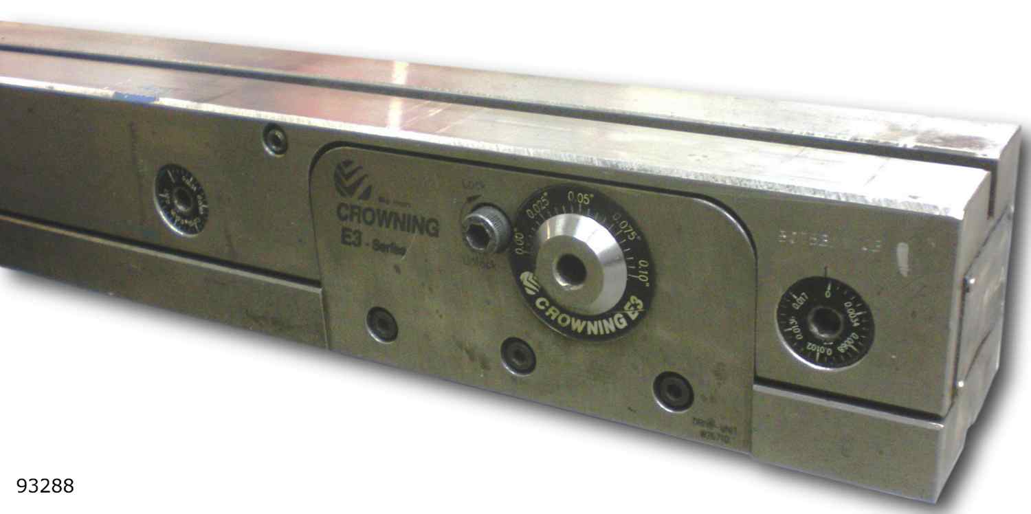 168" L Die Holder, Wila #E3-14,12' Long, 3.5" W, 3-3/4" H, compensating lower die holder - Image 1
