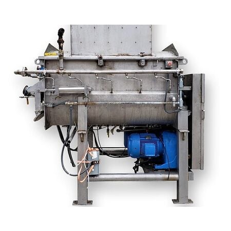 75 cu.ft. Reitz #RDS-28-K3406, 25 HP, Stainless Steel double ribbon dual agitator blender, #16372 - Image 1