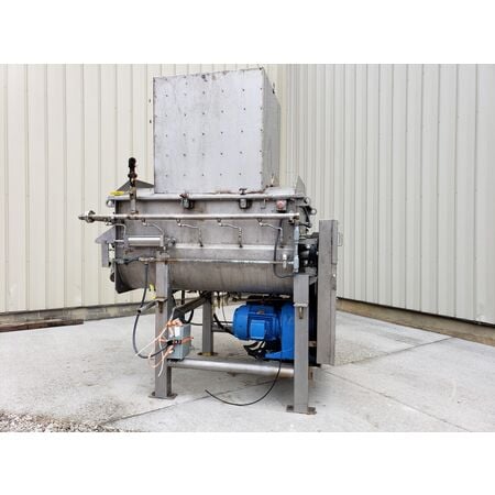 75 cu.ft. Reitz #RDS-28-K3406, 25 HP, Stainless Steel double ribbon dual agitator blender, #16372 - Image 4