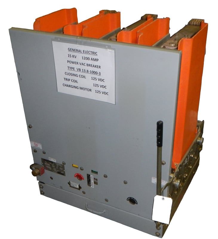 1200 Amps, General Electric, VB1-13.8-1000, w/gear - Image 1