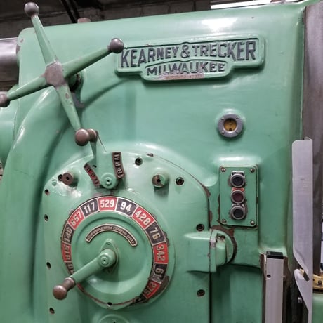 Kearney & Trecker #6CSM, 50HP, 18" x 108" table, 15-1500 RPM, 3-Axis digital read out - Image 6