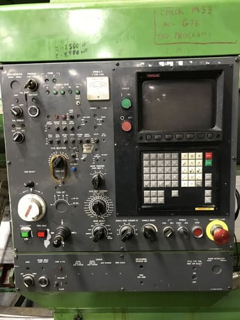 Mazak #Slant-Turn-60U, CNC turning center, 36" swing, 20" chuck, 6.5" spindle bore, 1989 - Image 2