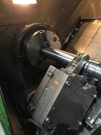 Mazak #Slant-Turn-60U, CNC turning center, 36" swing, 20" chuck, 6.5" spindle bore, 1989 - Image 5
