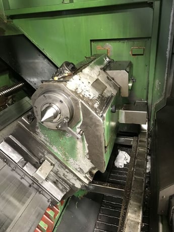 Mazak #Slant-Turn-60U, CNC turning center, 36" swing, 20" chuck, 6.5" spindle bore, 1989 - Image 6