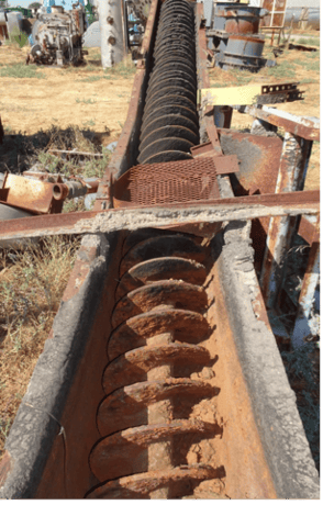 Hazen Quin, screw classifier, 12" diameter x 12' long screw, 1.5 HP, screen - Image 5