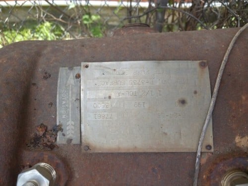 25 GPM @ 189' TDH, United, 1 1/2" TCL-A Stainless Steel, top/top, 3560 RPM, #1741 - Image 1