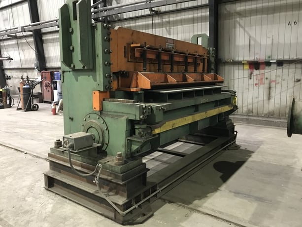 1/2" x 72" Fata Hi-Speed shear, hydraulic clut, 50 HP, rake style, 1997, #8387 - Image 1