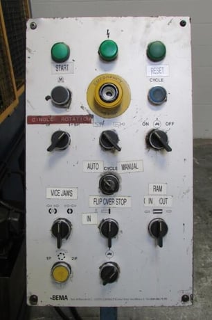 2" BEMA #PAN-10.6, tube end former, 6-hit machine, expand/reduce/bead, automatic lube system - Image 4