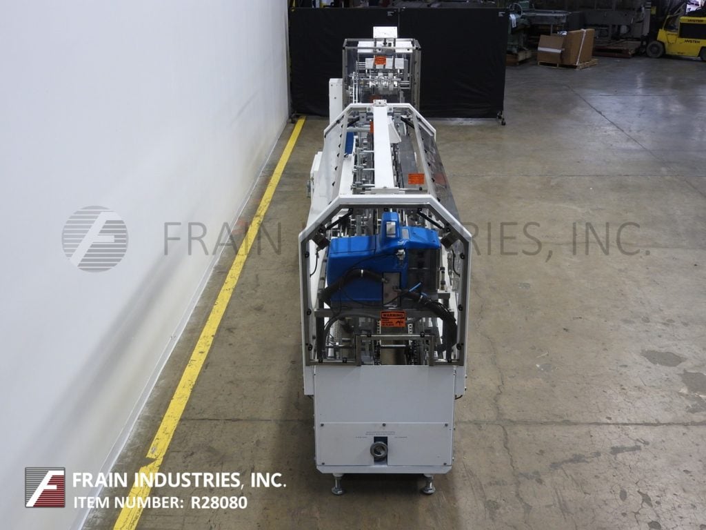 Adco #15D105EC, semi-automatic, horizontal, hot melt glue cartoner, 25-100 cartons per minute, Nordson hot - Image 4