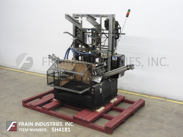 width E Plemons #Bliss, automatic, bliss box former, hot melt glue sealer, 10-35 boxes per minute, (2) gun - Image 1