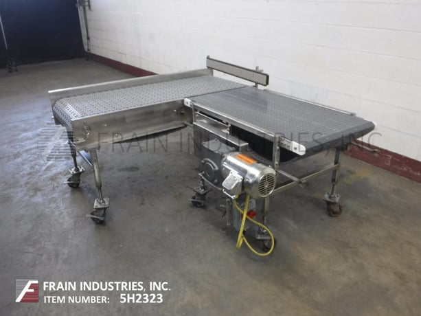 24" wide x 4.1' long, Intralox #ARB. activated roller belt conveyors, 28"-34" infeed/discharge, 1 HP drive - Image 3
