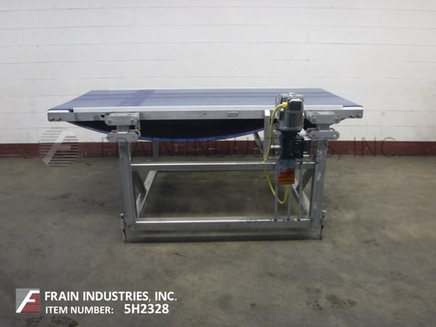 40" wide x 8.4' long, Stainless Steel, flat top Intralox belt conveyor, 38" infeed/discharge height, 3/4 HP - Image 4