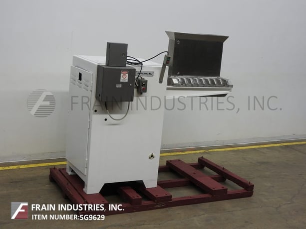 Hosokawa / Bepex / Hutt #DP200-800, automatic, rotary bar roller press / extruder, with 30" L x 5" W x 19" D - Image 1