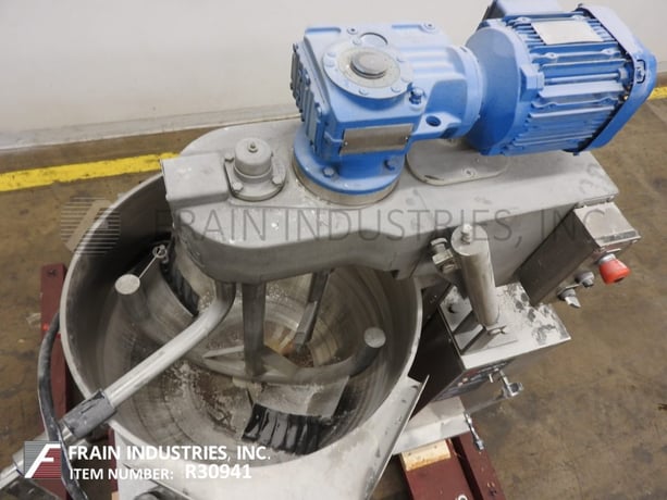 40 gallon Groen #DHT/1-40, Stainless Steel kettle, gas heated, 1/2 steam jacketed, 50 psi - Image 2