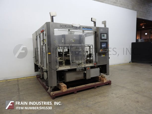 Krones #747-442-Autocol, automatic, 30 station, Stainless Steel, rotary, front, back and neck pressure - Image 1