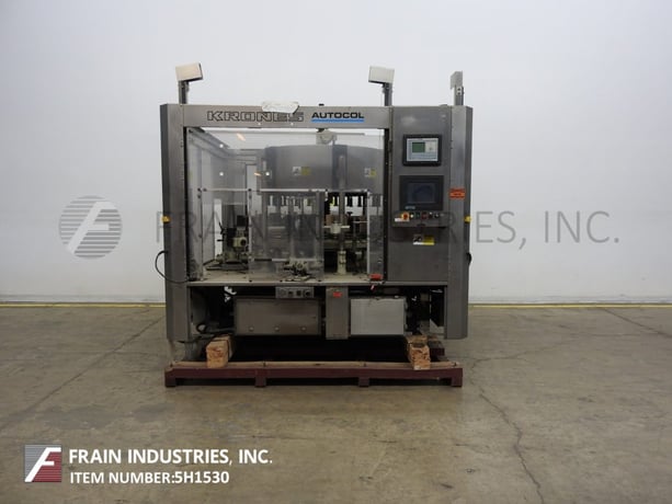 Krones #747-442-Autocol, automatic, 30 station, Stainless Steel, rotary, front, back and neck pressure - Image 4