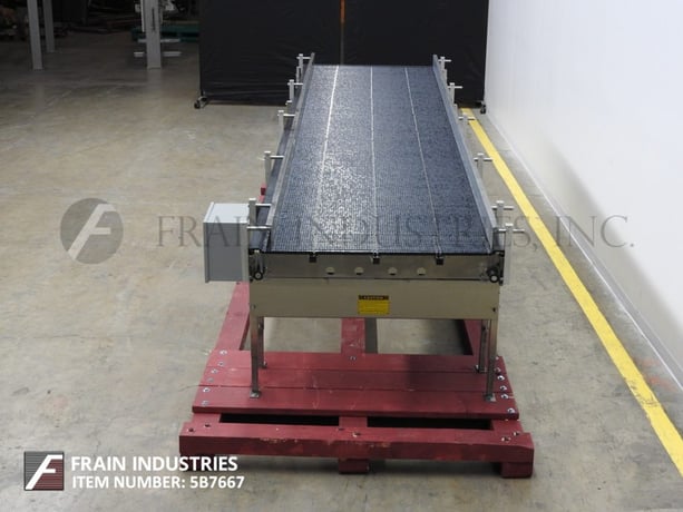 40" W x 177-1/2" L Shuttleworth, Stainless Steel accumulation table has 21mm standard pitch rollers - Image 3
