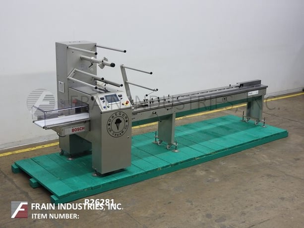 Bosch #PACK-101, 2-up, horizontal, wrapper rated from 50-150 packages per minute, 56" long lugged infeed - Image 1