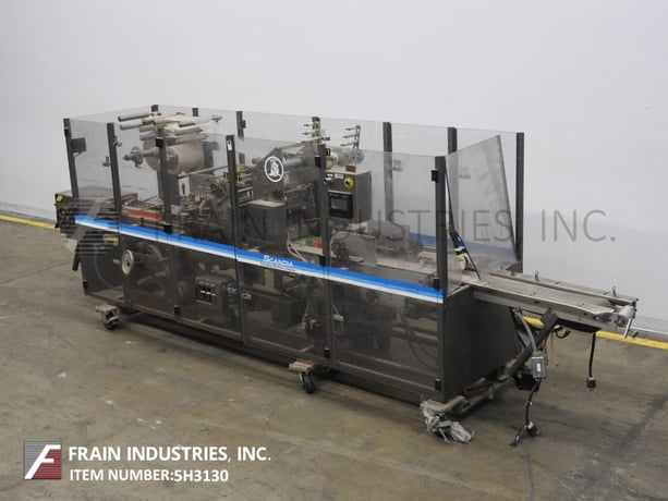 Scandia #725, automatic, expanded turret type over wrapping machine, 500200 CPM, AB PLC & AB Panelview 550 HMI - Image 5