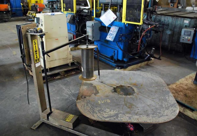 5000 lb. CoilMate #EZ5048, pallet type uncoiler, 48" outside dimension, 15"-20" ID, #3678 - Image 5