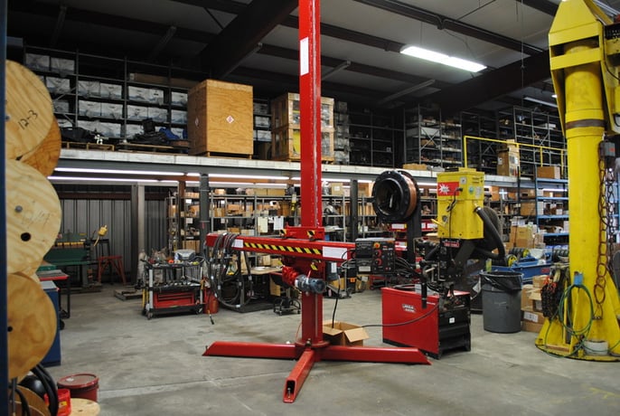 10' x 10' Manipulator, Lincoln electric subarc system DC-600, NA-3.Flux vacuum - Image 3