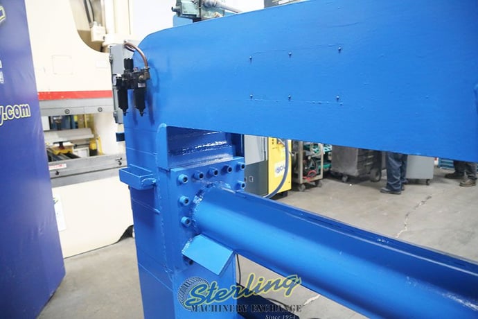 Peck, weld planisher, 60" capacity, 44.5" floor to roller, 38.5" top of base to roller, #A5463 - Image 5