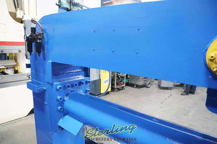 Peck, weld planisher, 60" capacity, 44.5" floor to roller, 38.5" top of base to roller, #A5463 - Image 6