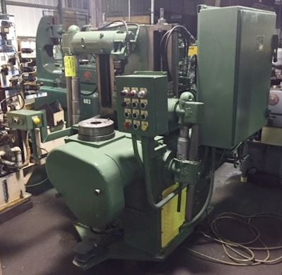 Cross #85, chamfering & deburring, 0-10" gear diameter, 0-6" gear face, hydraulic chucking, #1681 - Image 1