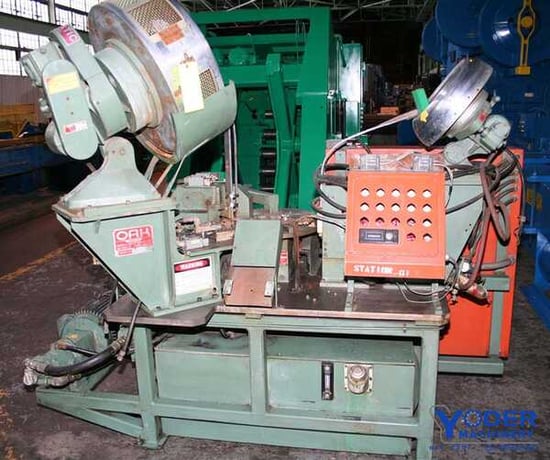 Burr Oak #SRM-FI-9, sizing & ring machine, 8-station power index, 1986, #54017 - Image 1
