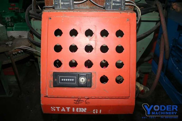 Burr Oak #SRM-FI-9, sizing & ring machine, 8-station power index, 1986, #54017 - Image 10