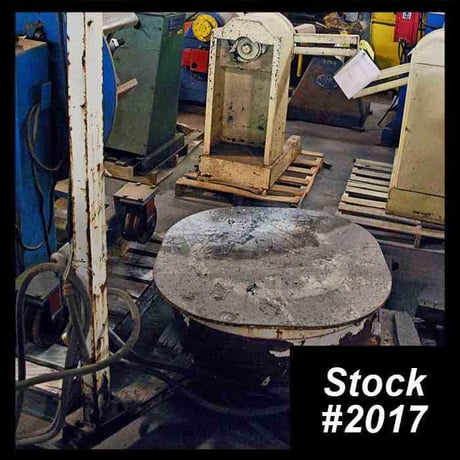 3500 lb. Cooper Weymouth #PD3548, pallet uncoiler, 6" width, 48" coil diameter, #2017 - Image 1