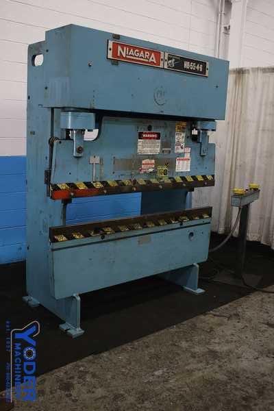 55 Ton, Niagara #HB-55-4-6, hydraulic, 6' overall, 54" between housing, 5 HP, Automec 1000 CNC Back Gauge - Image 10